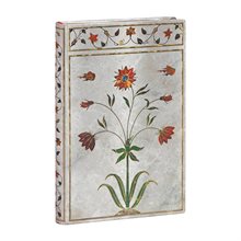 Notebook Mini Blank, Taj Mahal Flowers/Mumtaz