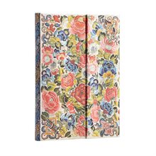 Notebook Midi Ruled "Pear Garden,Peking Opera Embroidery"