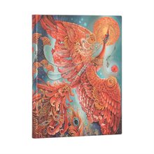 Notebook Ultra soft cover Blank "Firebird - Bird of Happiness