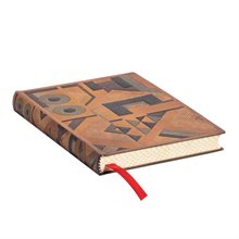 Notebook Mini soft cover Ruled "Moutarde - Shape Shift"