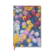 Notebook Midi Blank "Monet's Chrysanthemums"