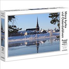 Mora kyrka vid Österdalälven - Pussel 1000 bitar